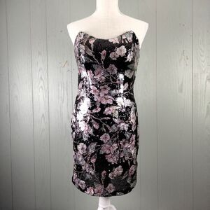 Vintage Y2K‎ Dress 5/6 Strapless Sparkles Prom Whimsigoth Fairy Grunge Cocktail